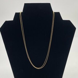 Gold Plated Layered Necklace